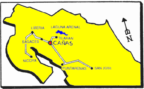 Costa Rica Map